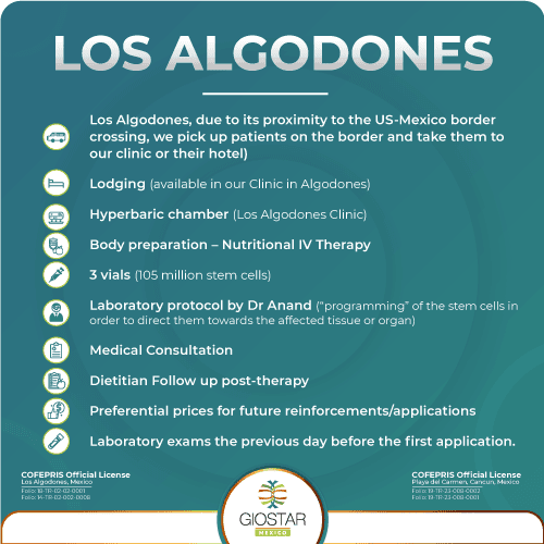 Stem cell treatment in algodones mexico