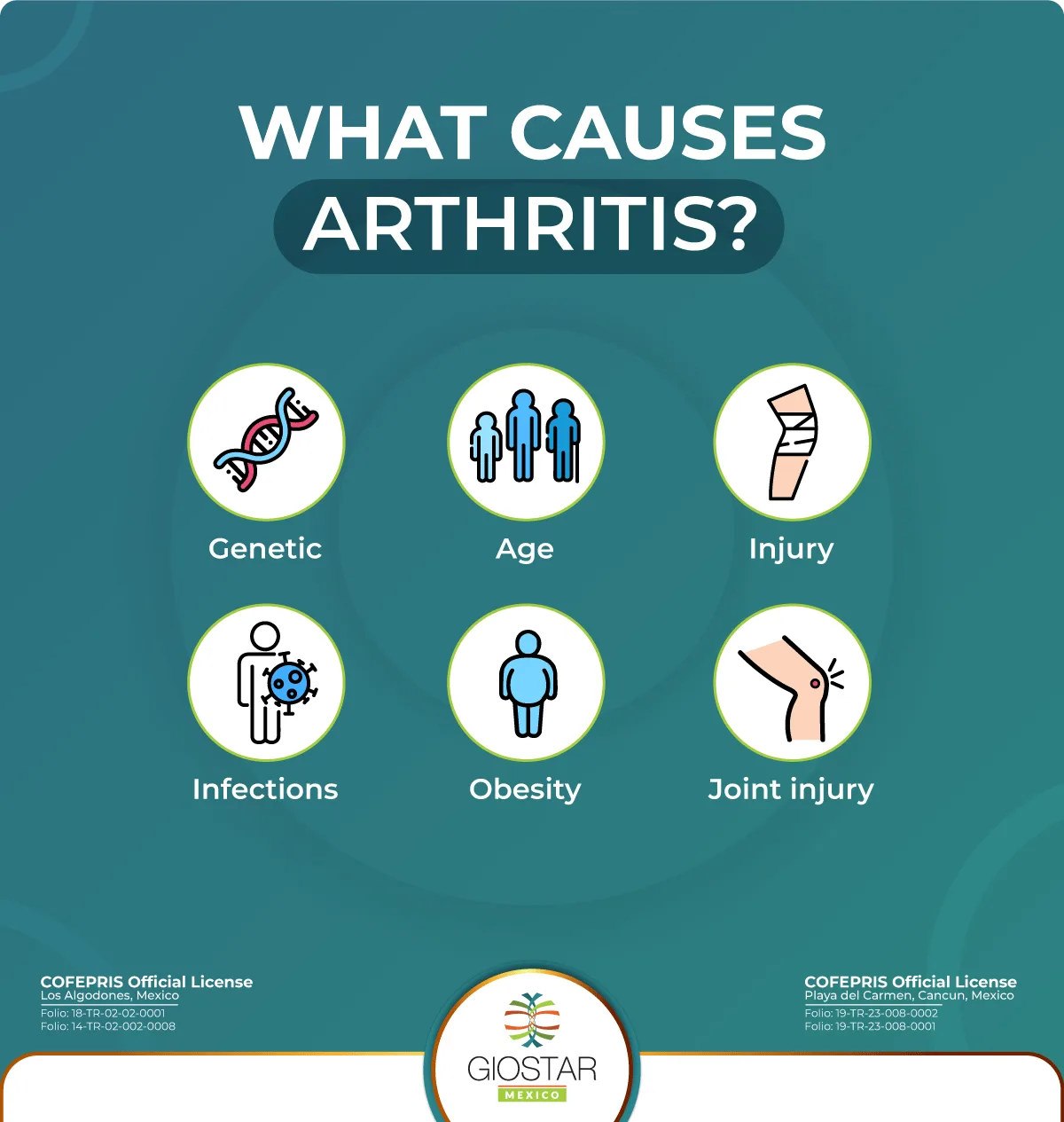 Description image of what causes arthritis