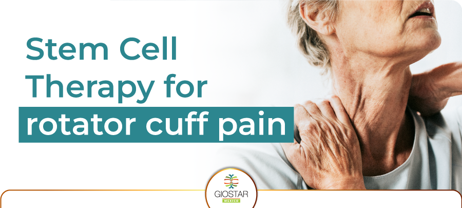 Stem cell for rotator scuff Stem cell for rotator scuff